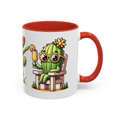 Fun Cactus Coffee Mug - 11oz & 15oz - Perfect for Summer Vibes