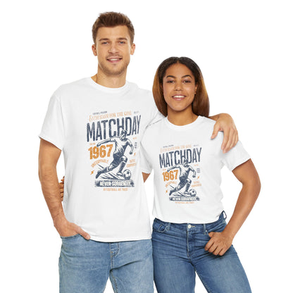 Matchday 1967 Unisex Heavy Cotton Tee - Celebrate Your Love for Soccer