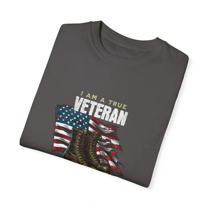 Veteran Pride Unisex Garment-Dyed T-Shirt - 'My Oath Never Expires'