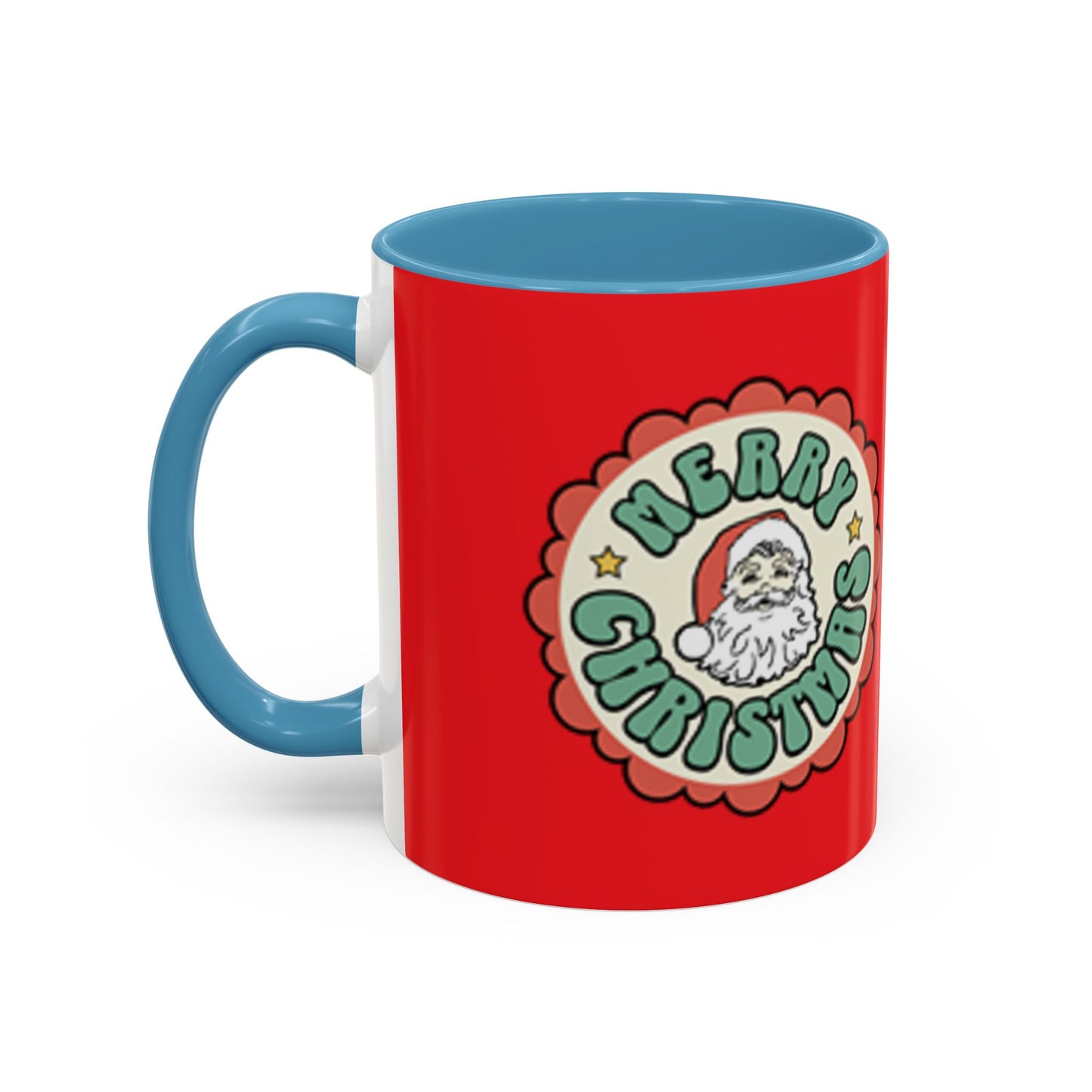 Merry Christmas Accent Coffee Mug – Festive 11oz & 15oz Holiday Drinkware