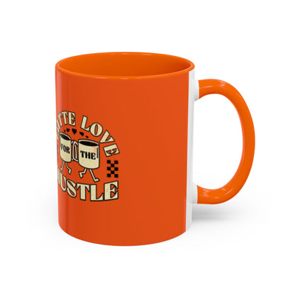 Latte Love Hustle Accent Coffee Mug - Perfect Gift for Coffee Lovers