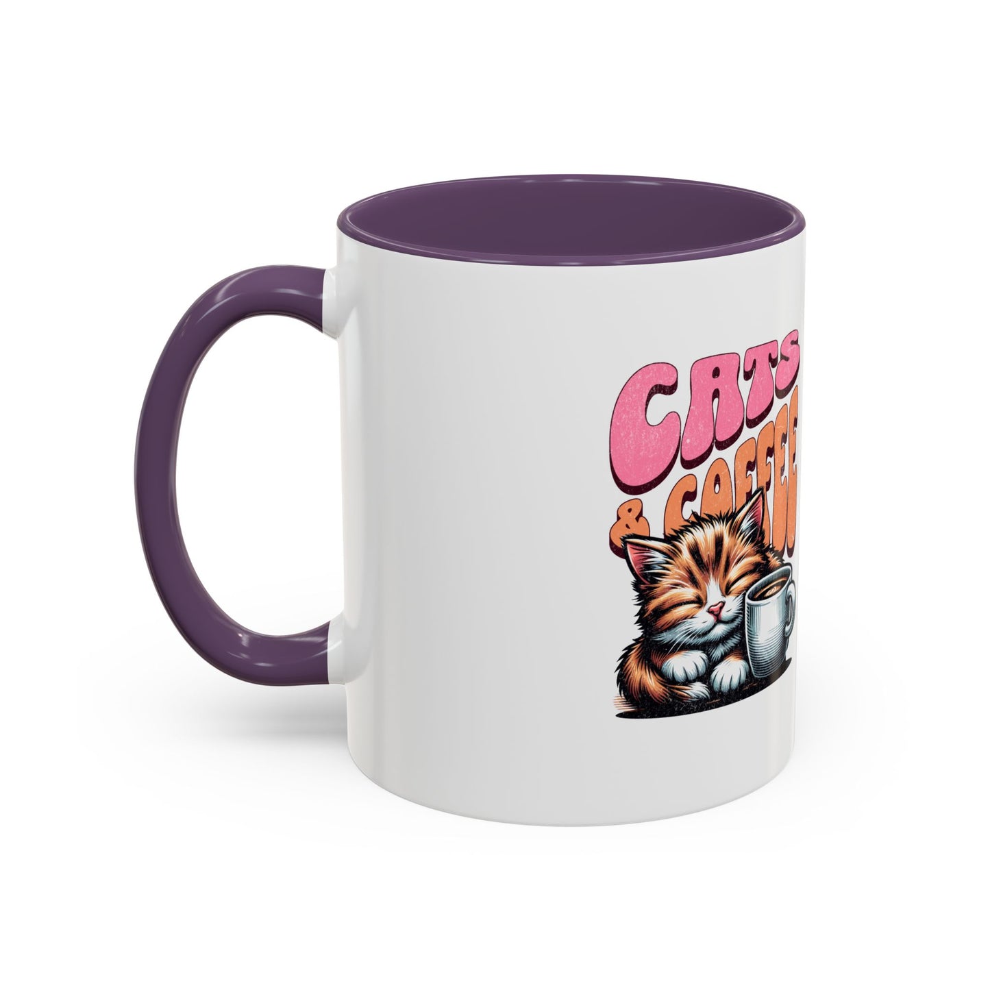 Cats & Coffee Ceramic Mug - Purr-fect for Cat Lovers