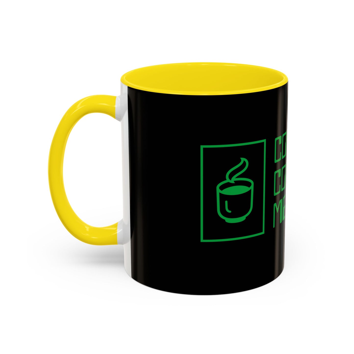 Coffee Completes Me Mug - Black Accent Coffee Cup for Coffee Lovers