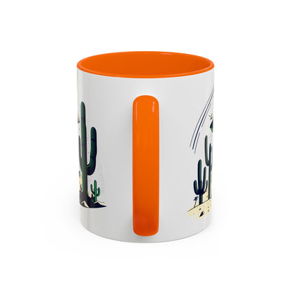 Retro UFO Accent Coffee Mug - Perfect for Sci-Fi Lovers and Gift Giving