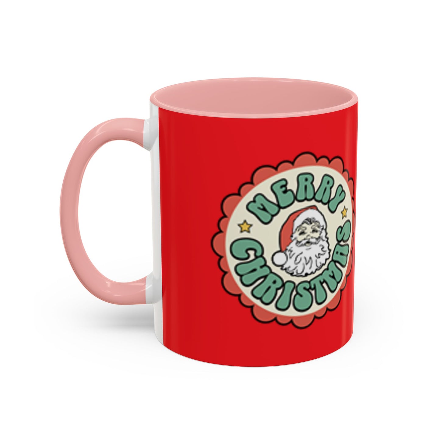 Merry Christmas Accent Coffee Mug – Festive 11oz & 15oz Holiday Drinkware