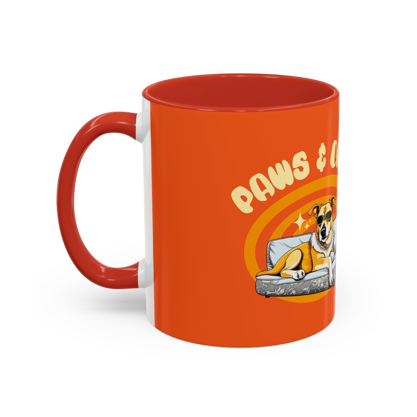 Chill Vibes Coffee Mug - Retro Dog Design