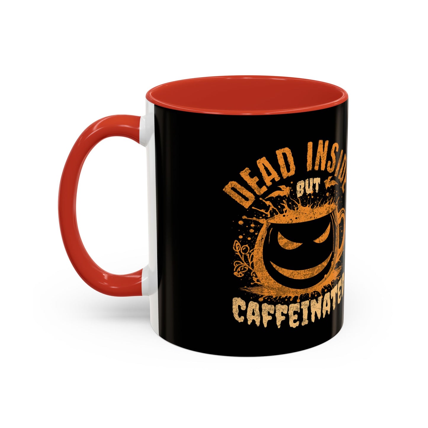 Caffeinated Humor Coffee Mug - 'Dead Inside but Caffeinated' - Perfect Gift for Coffee Lovers