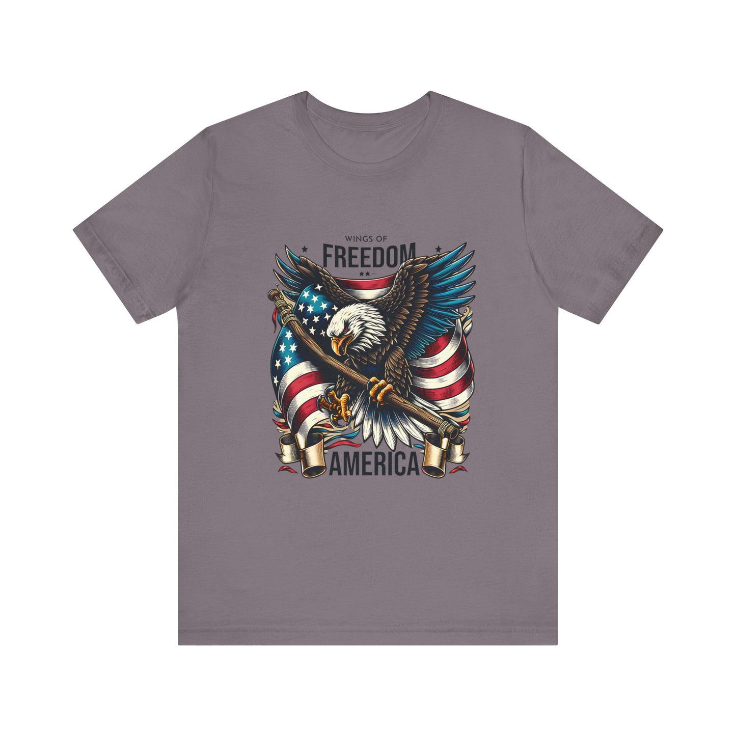 Wings of Freedom Eagle Tee - Unisex Patriotic T-Shirt