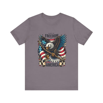 Wings of Freedom Eagle Tee - Unisex Patriotic T-Shirt