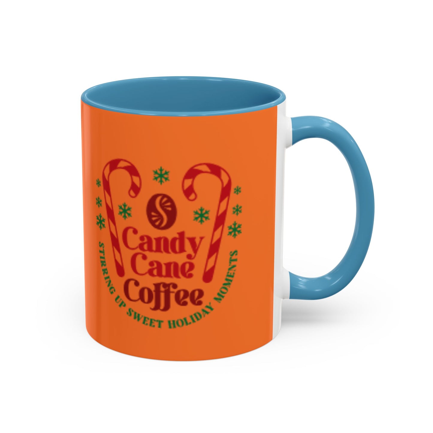 Candy Cane Coffee Holiday Mug – 11oz & 15oz Accent Coffee Cups