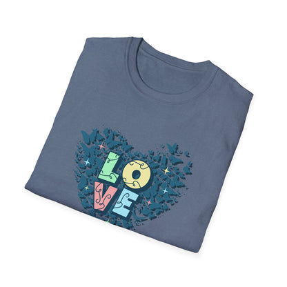 Love Heart Unisex Softstyle T-Shirt - Eco-Friendly Casual Wear