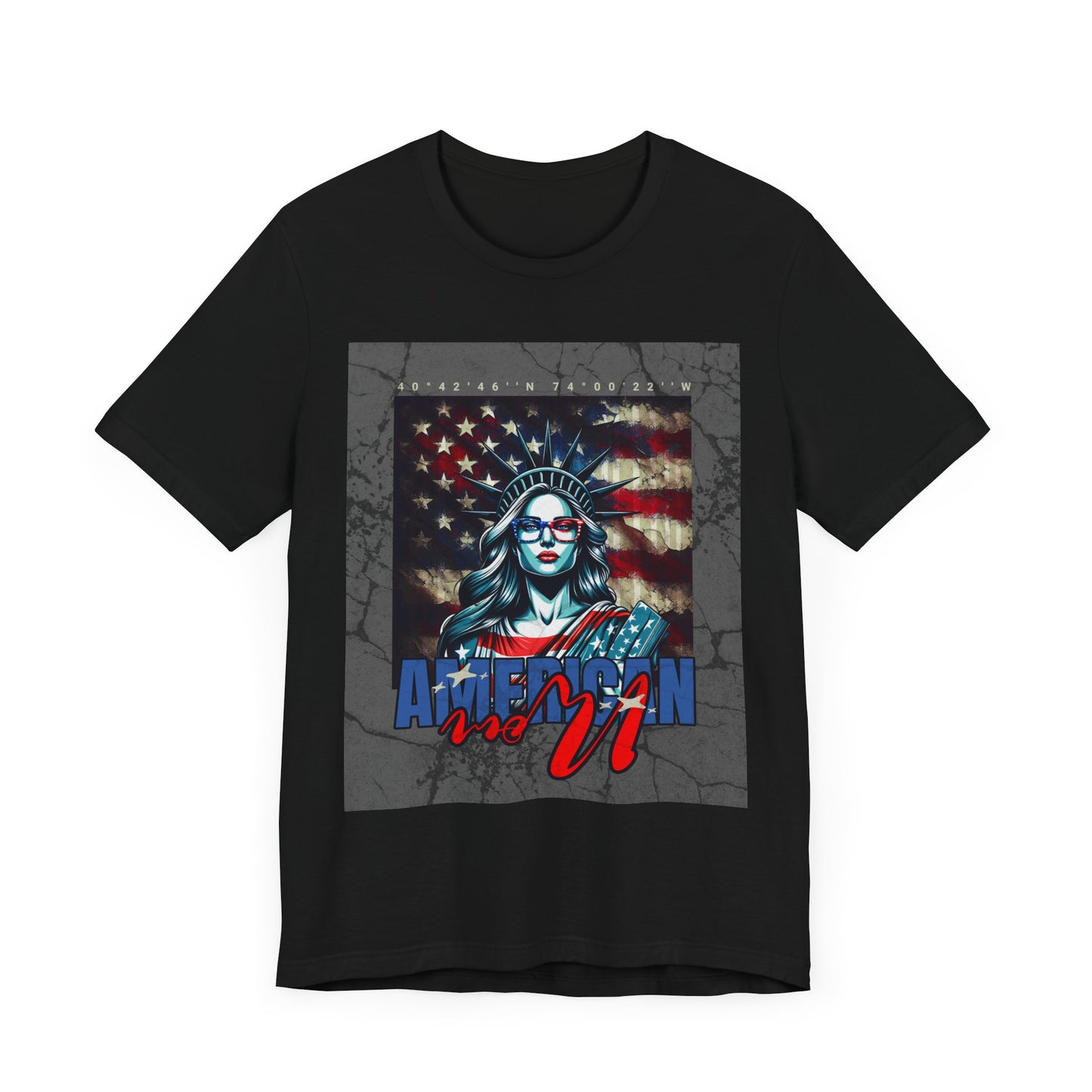 Patriotic Statue of Liberty Tee - Unisex Jersey Short Sleeve T-Shirt