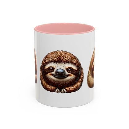 Cute Sloth Accent Coffee Mug - Perfect Gift for Animal Lovers