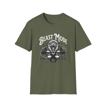 Beast Mode Lion Gym T-Shirt for Fitness Enthusiasts