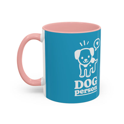 Dog Person Accent Coffee Mug - Perfect Gift for Dog Lovers, 11 & 15oz