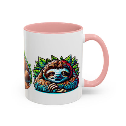 Charming Sloth Accent Coffee Mug – Perfect Gift for Nature Lovers