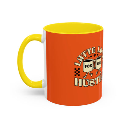 Latte Love Hustle Accent Coffee Mug - Perfect Gift for Coffee Lovers