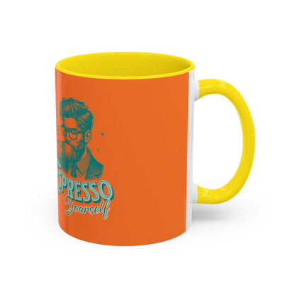 Retro Espresso Yourself Coffee Mug - Vibrant 11oz & 15oz